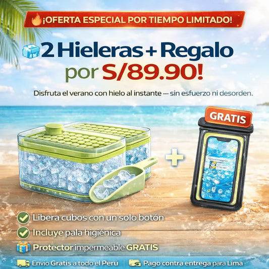 🥶Hielera de Botón con Pala 🧊